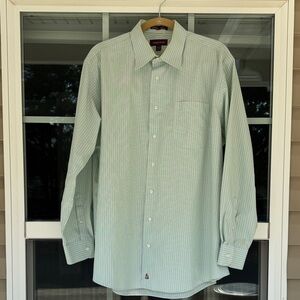 Nordstrom Light Mint Green Striped Dress Shirt